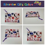 Zip Clutch / Purse / Bag / Pouch - Australian Animals on White Zip Clutch / Purse / Bag / Pouch - Australian Animals on White